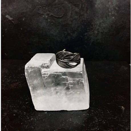 【予約】ＨＡＲＩＭ　 Owl Feather ring SV  【HRR015SV】