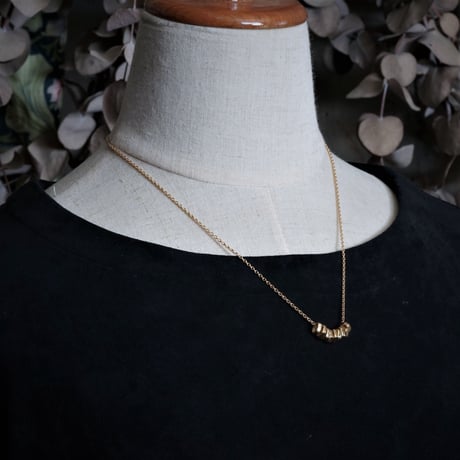 【予約】ROCK BEADS CHAIN NECK  GP【HRP118GP 】