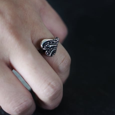 【予約】Stamp Heart Ring 【HRR002SV 】