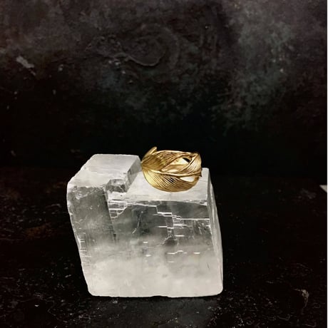 【予約】ＨＡＲＩＭ　 Owl Feather Ring GP  【HRR015GP】