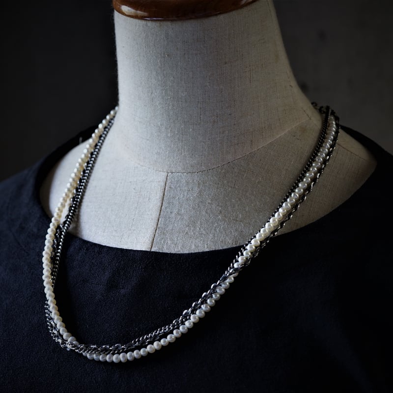 予約】CHAIN&PERLネックレス ロング 【直営限定】 | HARIM 予約】CHAIN&PERLネックレス ロング 【直営限定】 | HARIM