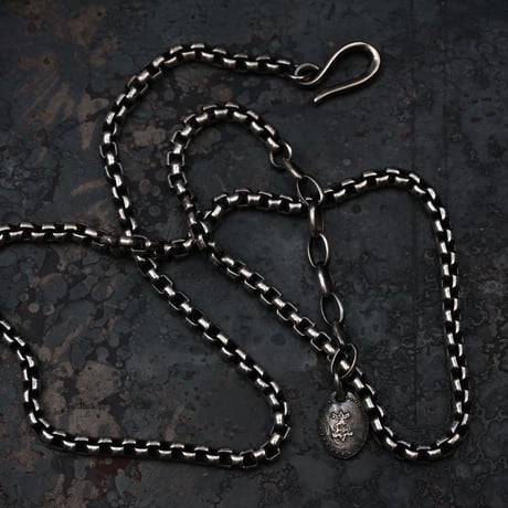【予約】SQUARE BLOCK CHAIN LONG NECKRACE 【HRC018LNC】