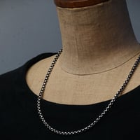 【予約】SQUARE BLOCK CHAIN LONG NECKRACE 【HRC018LNC】