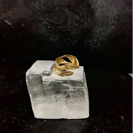 【予約】ＨＡＲＩＭ　 Owl Feather Ring GP  【HRR015GP】