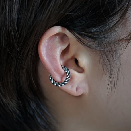 【予約】press earcuff  large SV  片耳【HRA042CFSV　L　】