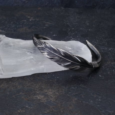 【予約】Single feather bangle SV 【HRA023SV】