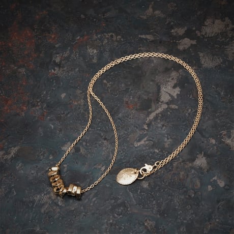 【予約】ROCK BEADS CHAIN NECK  GP【HRP118GP 】