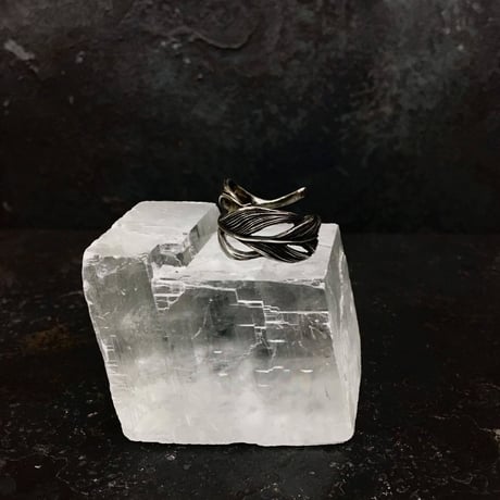 【予約】ＨＡＲＩＭ　 Owl Feather ring SV  【HRR015SV】