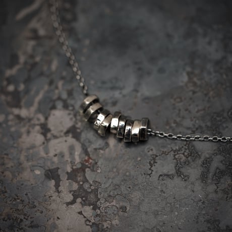 【予約】ROCK BEADS CHAIN NECK  ＳＶ【HRP118ＳＶ 】