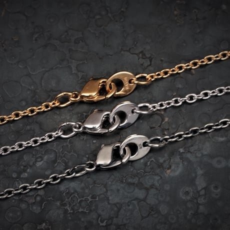 【予約】OVAL CHAIN NECKLACE GP/RP【HRC001GP/RP 】