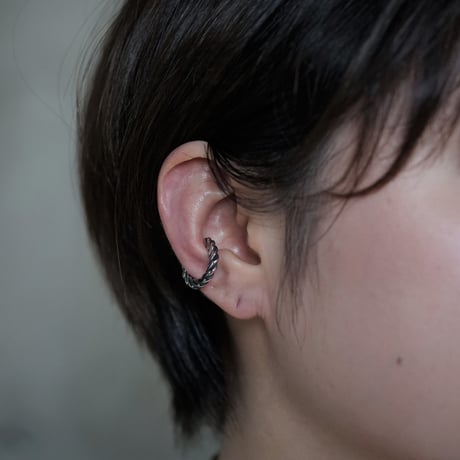 【予約】press earcuff  large SV  片耳【HRA042CFSV　L　】