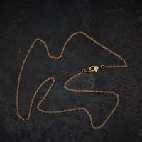 【予約】NARROW CHAIN NECKLACE GP/RP【HRC003GP/RP 】
