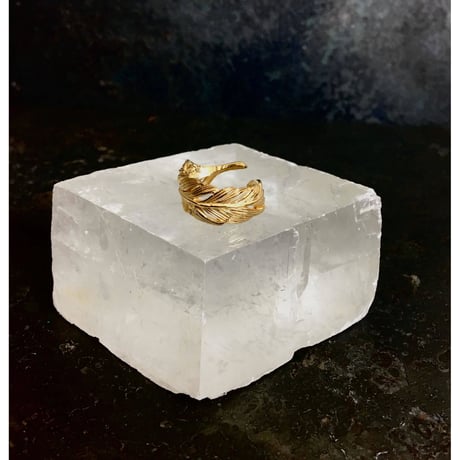 【予約】ＨＡＲＩＭ　 Owl Feather ring SMALL  GP