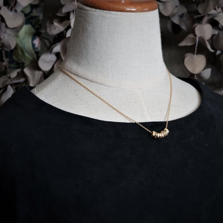 【予約】ROCK BEADS CHAIN NECK  GP【HRP118GP 】