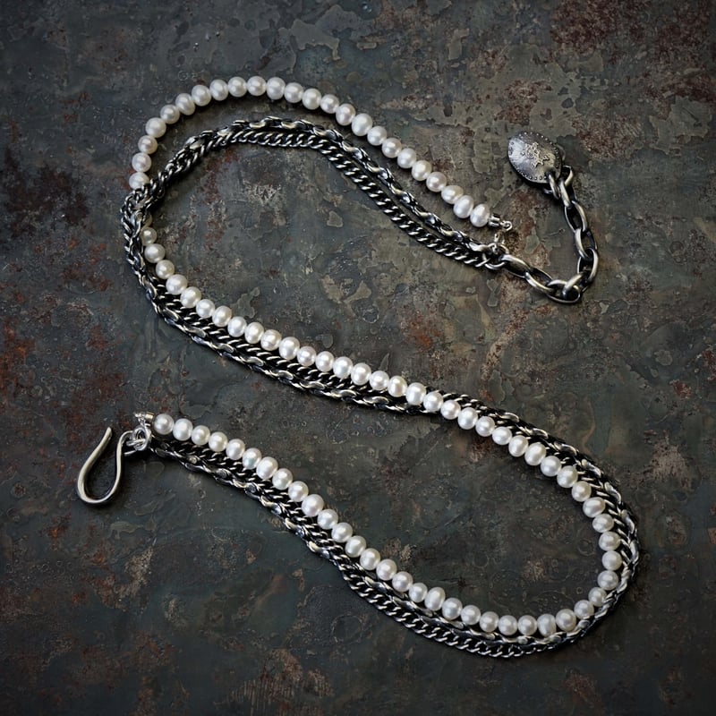予約】CHAIN&PERLネックレス ショート/ミディアム 【直営限定 予約】CHAIN&PERLネックレス ショート/ミディアム 【直営限定