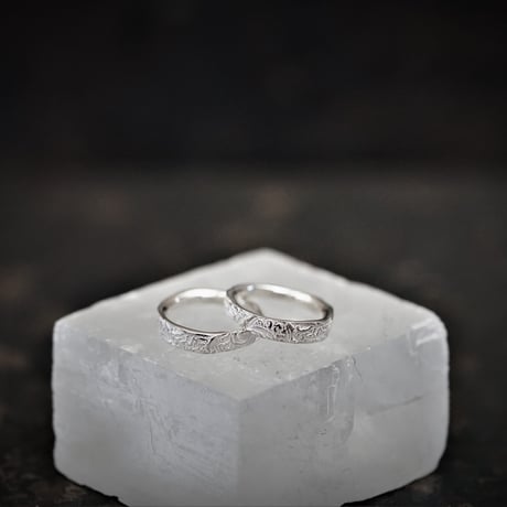 【予約】ARABESQUE DOUBLE RINGS　GP/RP【HRR010GP/RP 】