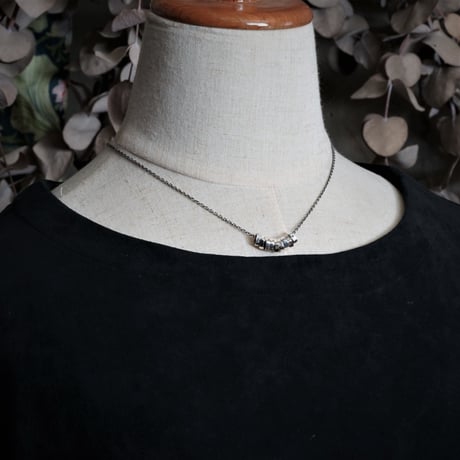 【予約】ROCK BEADS CHAIN NECK  ＳＶ【HRP118ＳＶ 】