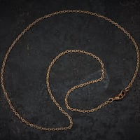 【予約】OVAL CHAIN NECKLACE GP/RP【HRC001GP/RP 】