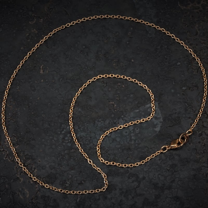 予約】OVAL CHAIN NECKLACE GP/RP【HRC001GP/RP 】 | H