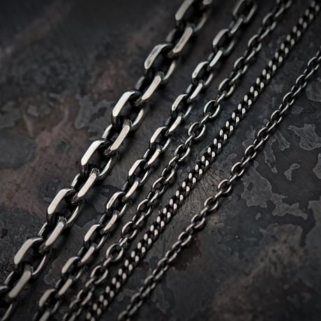 【予約】 120CUT-OUT CHAIN NECKLACE OX【HRC005OX 】