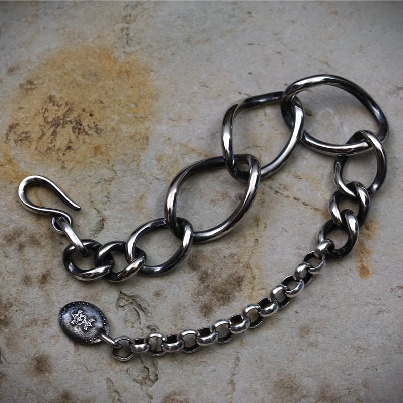 HARIM Beautiful chain ALL-link シルバー925 HARIM Beautiful chain ALL-link シルバー925 HARIM - 【残り