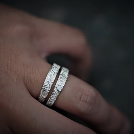 【予約】ARABESQUE DOUBLE RINGS　GP/RP【HRR010GP/RP 】