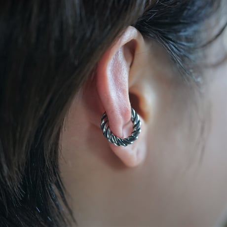 【予約】press earcuff  large SV  片耳【HRA042CFSV　L　】