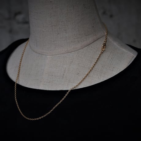 【予約】OVAL CHAIN NECKLACE GP/RP【HRC001GP/RP 】