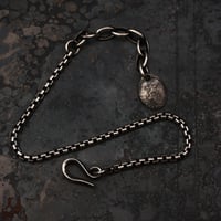 【予約】NARROW SQUARE BLOCK CHAIN BREACELET 【HRC019BC 】