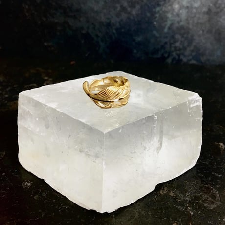 【予約】ＨＡＲＩＭ　 Owl Feather ring SMALL  GP