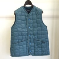 『LAVENHAM』THORNHAM スクエアステッチ ジレ