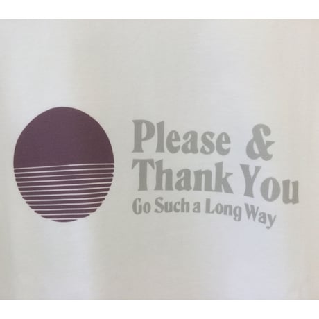 『 LUEUF 』 ビッグTシャツ  please & thank you
