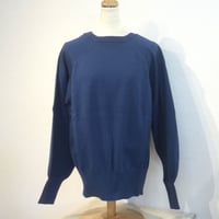 『 lelill 』スウェットニット ブルー