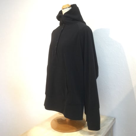 『 lelill 』 パイルパーカー　ブラック