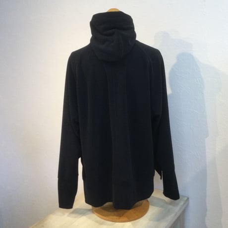 『 lelill 』 パイルパーカー　ブラック