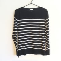 『 Baxer Ratcliff 』　ボーダーニット　ネイビー×ホワイト