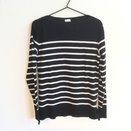 『 Baxer Ratcliff 』　ボーダーニット　ネイビー×ホワイト