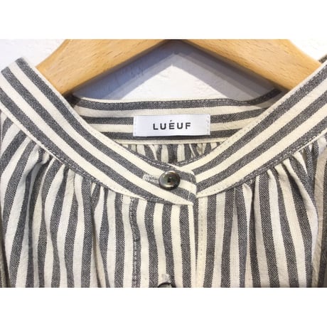 『 LUEUF 』 ヒッコリーストライプブラウス