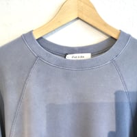 『 dun a dix 』ピグメント加工スウェット  ブルー