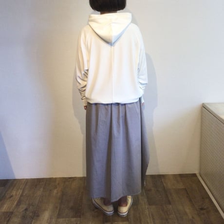 『 lelill 』 パイルパーカー　ホワイト