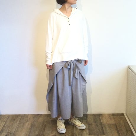 『 lelill 』 パイルパーカー　ブラック