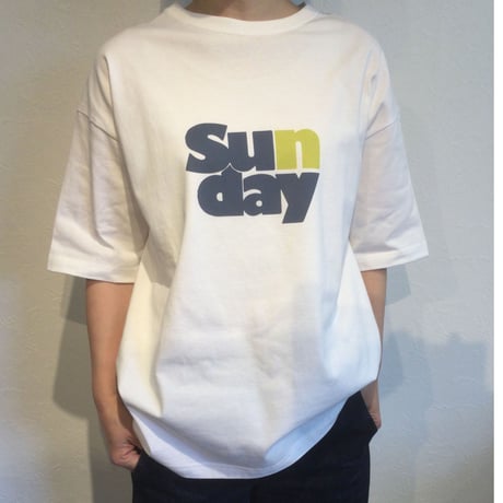『 LUEUF 』 ビッグTシャツ Sunday