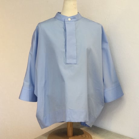 『Traditional  Weatherwear』フライフロント プルオーバー  ブルー