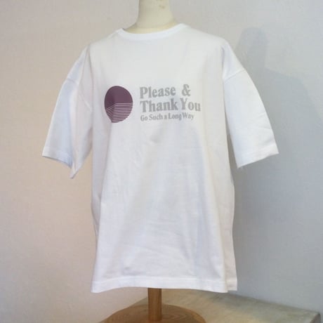 『 LUEUF 』 ビッグTシャツ  please & thank you