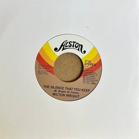 ( 7" ) MILTON WRIGHT / KEEP IT UP  < soul >