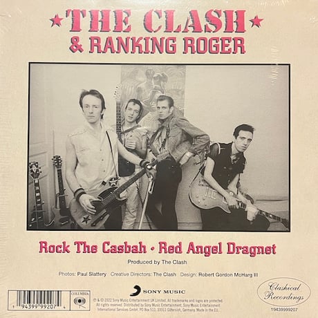 ( 7") The Clash & Ranking Roger / Rock The Casbah. < reggae / rock >