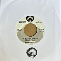 ( 7") DJ SOOPASOUL presents / The Message From The Soul Sisters