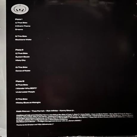 ( USED 3LP ) 3Chairs / 3Chairs < house / soul >