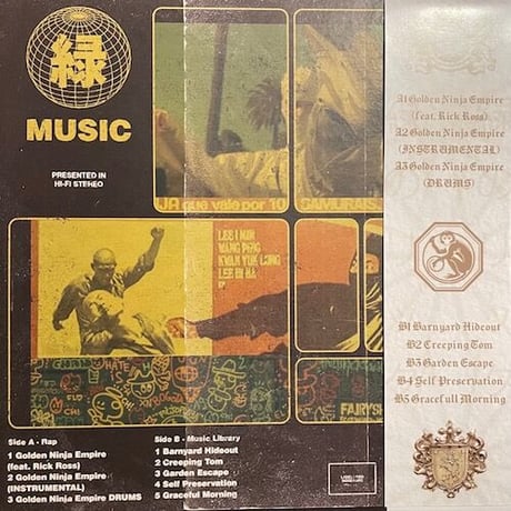 (7") Mr. Green feat. Rick Ross / Golden Ninja Empire (YayoNinjas)    <HIPHOP / RAP / ambient>