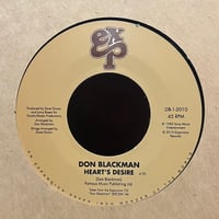 ( 7") Don Blackman / Heart's Desire. < soul >